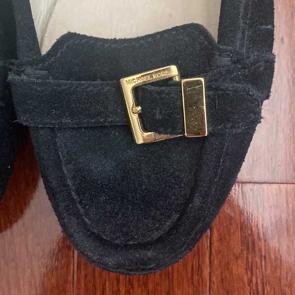 MICHAEL Michael Kors Black Suede Loafers - Picture 3 of 10
